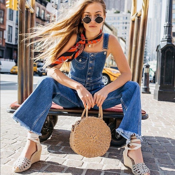 Free People Denim - Free People overalls jeans sz 28